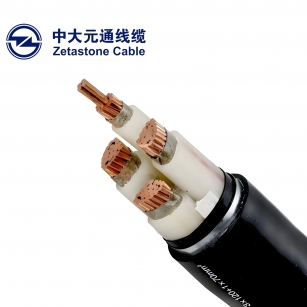 Yuantong fire-resistant steel tape armored power cable N-YJV22-3X70 1X35 yjv22 cable