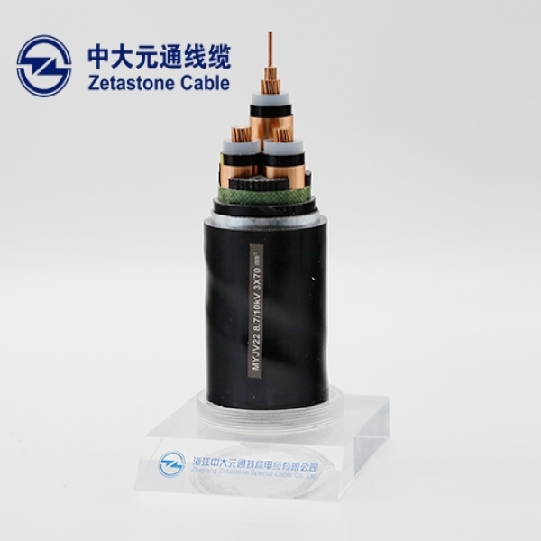 Zhongda Yuantong MKVV22 PVC insulated PVC sheathed copper tape shielded control cable for coal mine