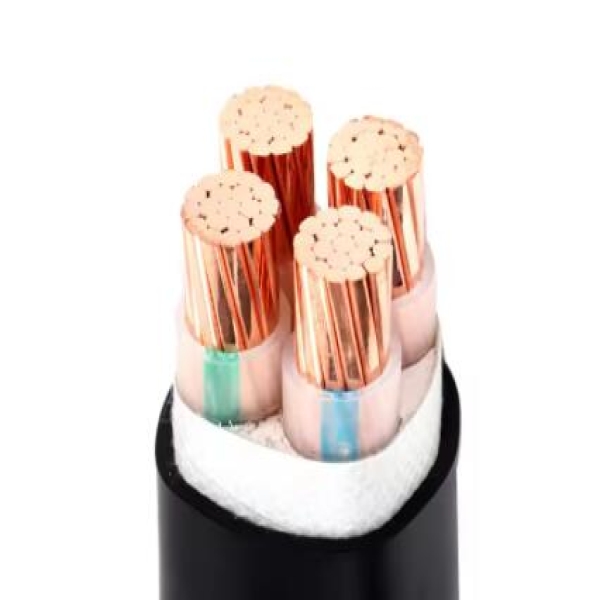 Fire resistant copper core cable N-YJV4X2.5+1X1.5 square yjv power cable